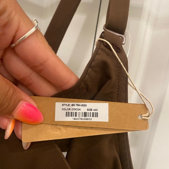 Skims Cocoa Bra, Size 42C - Picture 2 of 2